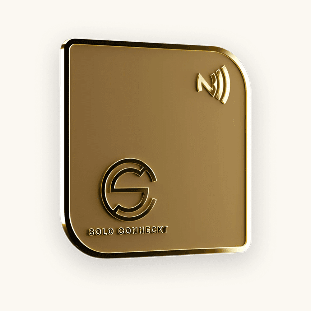 Solo Conneckt gold NFC card